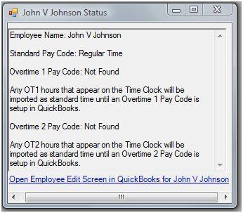 window to read why the error is occurring and how to fix it. From this window, Figure 12, you can read about what is causing the error for that particular employee.