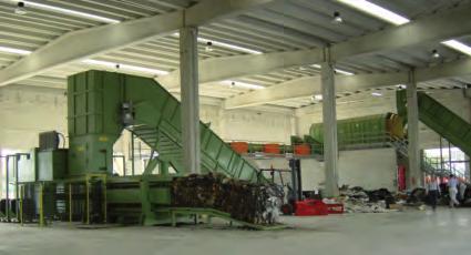 WASTE SORTING PLANT PLANTS Coparm produces with its own machienes and of other