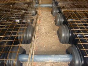 Plastic Dome Concrete Forms are stay-in-place forms to create unreinforced or reinforced concrete slabs on grade and other