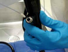 hepatitis, CJD, HIV, etc. The procedures for disinfecting/sterilizing flexible endoscopes are based on years of scientific testing on completely clean instrument surfaces.