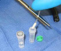 Scopes especially the biopsy channel that come in contact with patients need to be free from blood residuals. Looking inside a biopsy channel is nearly impossible without damaging it.