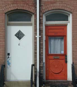 Old doors are made of wood and are usually more than an inch thick, making them excellent
