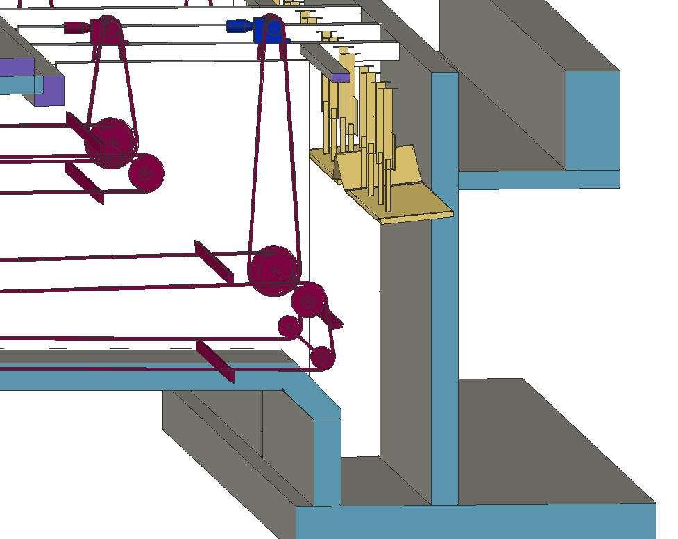 A new inlet baffle system was designed to