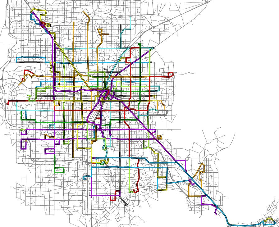 Figure 4. 2035 Transit Routes Source: Regional Transportation Commission staff. September 2013 Figure 4.