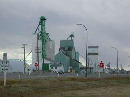 Forage Seed Processors Peace River Region Peace River Seed Coop (PRSC): Rycroft The old grain elevators in Rycroft