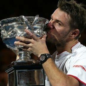 Our first ambassador, Stan Wawrinka, 3rd best tennis player in the world (January 2014) following ATP classification,