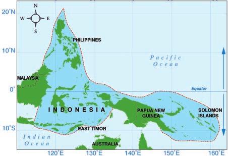 Worksheet #4 Hot Spot The Coral Triangle is an area of the oceans between Southeast Asia and the northern tip of Australia containing 53% of the world s coral reefs.