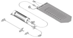 Sterile, 6 units per box Latex Free 910110A 910110N Standard EDS Needle-free EDS External Ventricular Drainage Set (EVDS) The External Ventricular Drainage Set contains External Drainage Set (EDS),