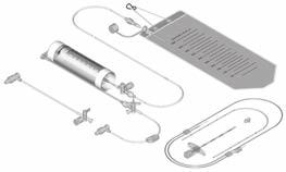 Exaflow External Drainage Systems Lumbar Drainage Set (LDS) The Lumbar Drainage Set contains External Drainage Set (EDS), closed tip lumbar catheter with depth markers (80 cm, 5 Fr), guide wire in