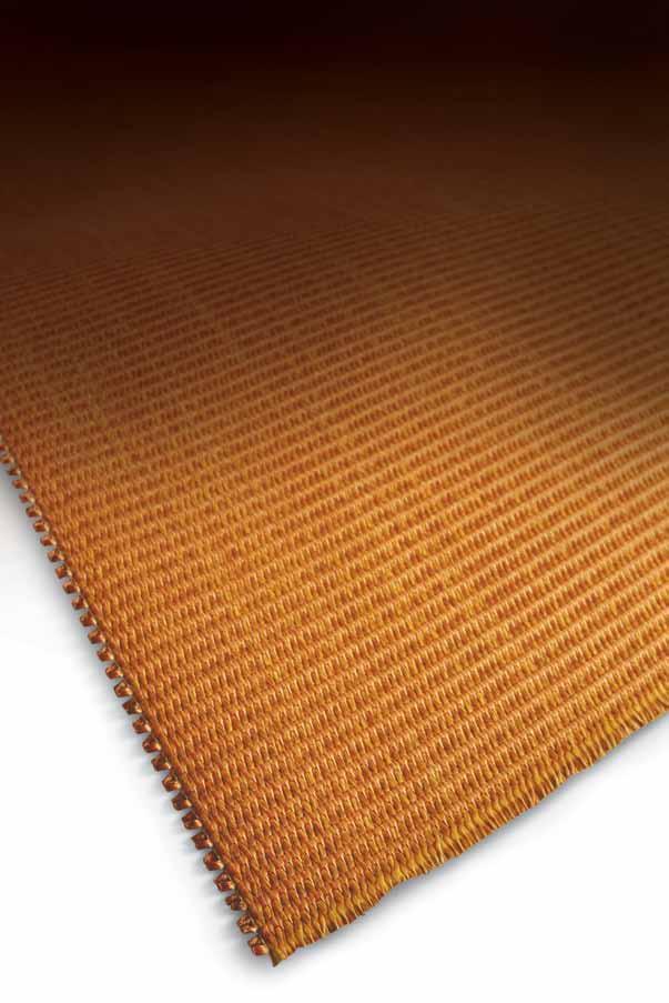 Kevlar fiber used in reinforcement carcass Straight warp fabrics made with Kevlar are available from 8 N/mm up to 4 N/mm with a single-layer construction.