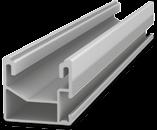 TRIANGLE / MULTIANGLE SYSTEM COMPONENTS Mounting rails TTTriangle: SolidRail TTMultiAngle: SingleRail Base assembly