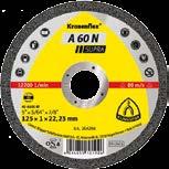 Kronenflex cutting-off wheels and grinding discs Application guides 1. EAN-Code (EAN-13) 2. Safety pictograms 3. Max. operating speed 4. Klingspor No. 5.