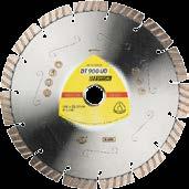 Diamond cutting blades for angle grinders Universal Diamond cutting blade DT 900 UD SPECIAL Properties Applications: Design Laser welded Cured concrete, reinforced Segmentation Turbo Aggression