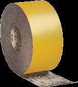 Rolls with paper backing Coated abrasives Continuation of PS 22 F ACT, Abrasive paper Width x Length Grit 115 x 50000 120 1 2988 115 x 50000 150 1 2989 115 x 50000 180 1 2990 300 x 50000 40 1 3081