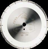 Diamond cutting blades for table saws Universal Diamond cutting blade DT 900 U SPECIAL Properties Applications: Design Laser welded Construction materials Segmentation Narrow/wide Concrete, universal