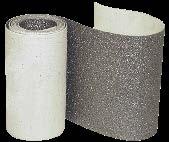 Rolls with cloth backing Coated abrasives Continuation of KL 361 F, Abrasive cloth, brown Width x Length Grit 40 x 50000 150 1 3839 40 x 50000 180 1 3840 40 x 50000 240 1 3842 50 x 50000 40 1 3849 50
