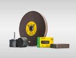 General information Product overview General information Abrasive mop discs The performance of the Klingspor abrasive mop disc, with its fan-shaped radial arrangement of the cloth grinding flaps,