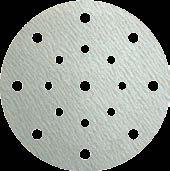 Discs with paper backing, self-fastening Coated abrasives Continuation of PS 73 BWK, Abrasive paper, actively coated, self-fastening Diameter Grit Hole pattern 150 320 c GLS 51 100 309094 150 400 c