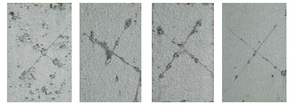 1200 hrs Salt Spray - Galvalume (DFT: 23 µm) Blank