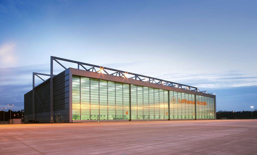 Reference Projects Airbus-Hangar (Frankfurt / M.