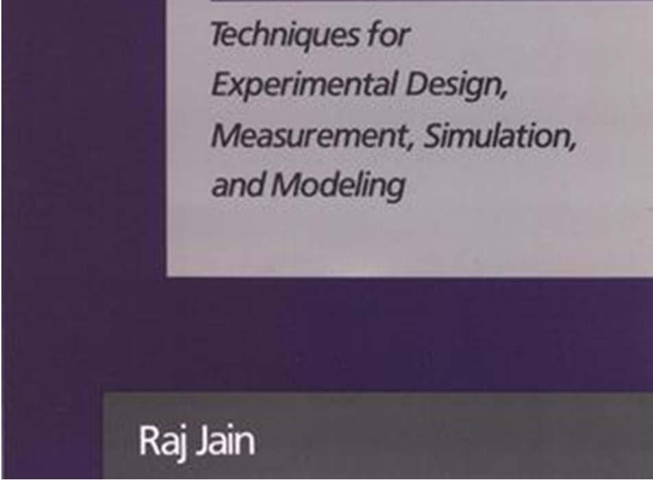 Simulation, and Modeling Raj Jain ISBN: 978 0 471