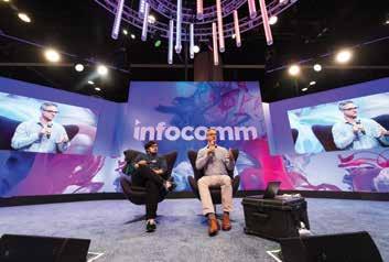 Center Stage is a centrally-located presentation space on the InfoComm show floor where the most creative minds in AV and system design will share how they ve delivered significantly improved