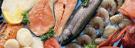 Seafood Consumption- Benefits Benefits: Protein, marine omega-3 fatty acids, vitamins (D) and