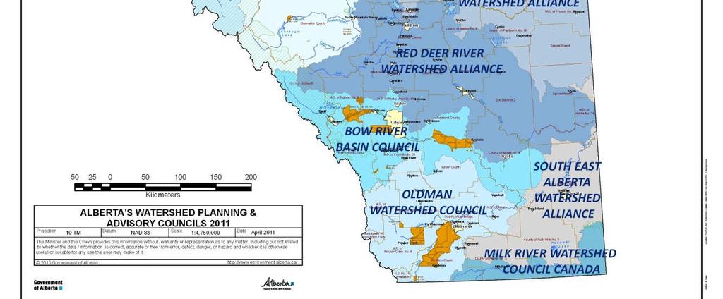 Council Canada North Saskatchewan Watershed Alliance Oldman