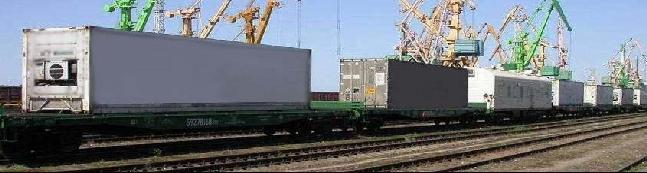 reefer-plugs Diesel generator wagon Reefer container with genset 45 reefer