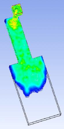 Mould fiiling and solidification analysis of these parts are carried out using ANSYS keeping same mesh size, cast metal, mould material, inlet condition (mass flow rate and pouring temp) and boundary