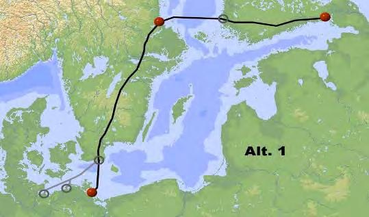 Route planning after feasibility study in 1997-1999 Integrated feasibility study done by a Finnish-Russian consortium for alternative routes in 1997-99 The result of the feasibility study was