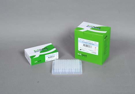AccuPower PCR PreMix For Standard PCR, Dried-type Premix with Top DNA Polymerase Reproducibility: AccuPower PCR PreMix is manufactured under strict ISO 9001 quality control conditions to ensure