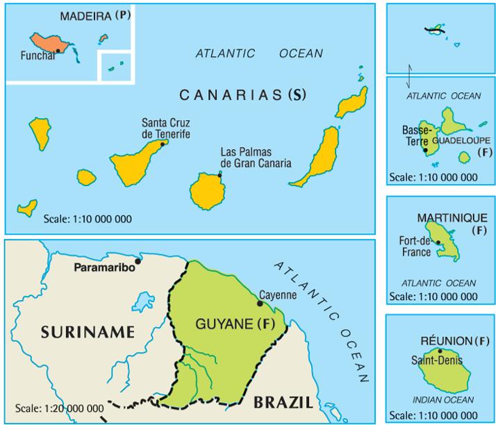 region are also subject to EU MRV EEA outermost regions: Açores,