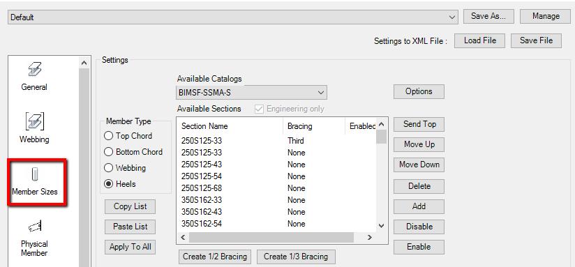 7.1 Engineering Presets 38 In the General tab under Settings there is an option to check off Engineering Only.
