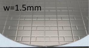 5mm Silicone 2 Figure 6: Lamination on test vehicles silicone 2 silicone 2 Figure 5: Scheme of experimental process Firstly lamination of a 200µm thick dry film has been done with Takatori TEAM300
