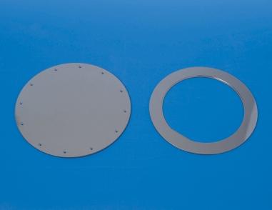 Although the standard material is manufactured in a plate shape, it can also be produced as a rod or a ring.