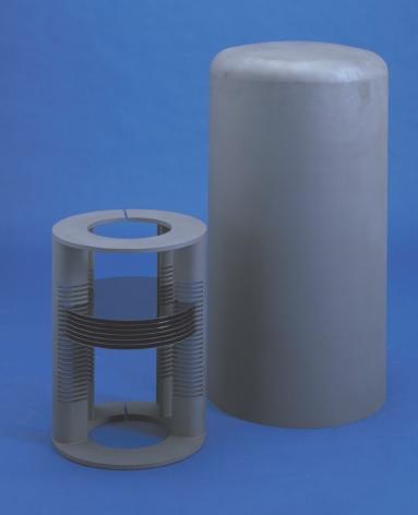TPSS Si-Impregnated Silicon Carbide Products Process Tube and Wafer Boat TPSS Si-impregnated silicon