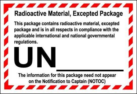 required; Are the labels affixed to - two opposite sides (package, overpack) or all four sides (container)?
