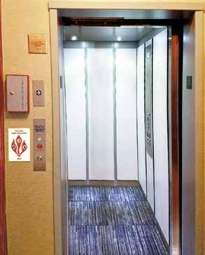 Common Specifications for LU/LA elevator equipment Standard Features Automatic self-leveling 2:1 roped hydraulic drive system Smooth start and stop Two-stop operation 36"-wide doors, automatic