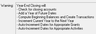 General Ledger Fiscal Year-End Processing b. Click GO.