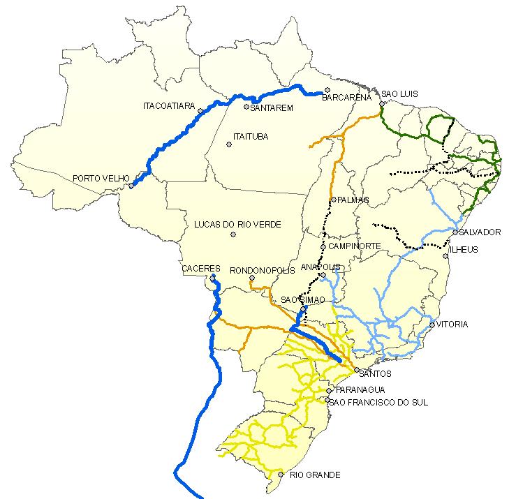 Brazil has a shortage in infrastructure.