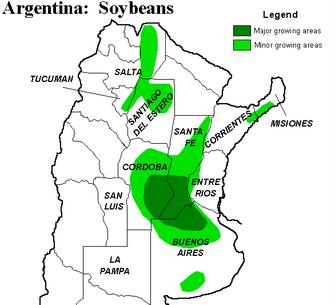 Argentina, probably the most efficient grain flow system. Politics well, maybe less efficient!