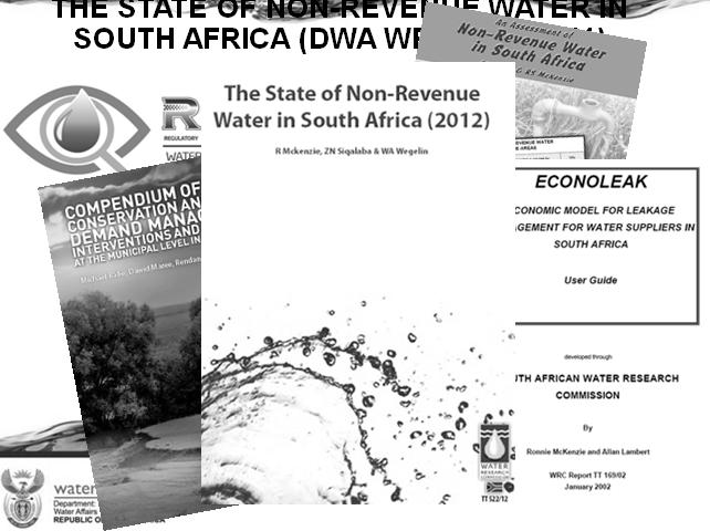 financial departments on water loss issues. Inconsistencies have been observed in the methodology applied by municipalities in reporting water losses.