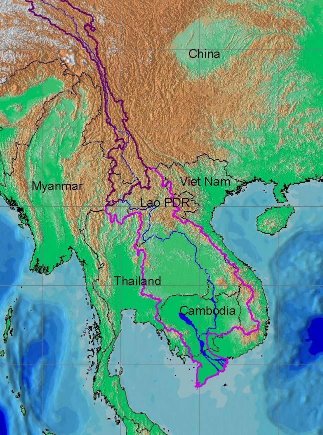 Mekong River Basin: Geography Upper Basin Lancang Jiang