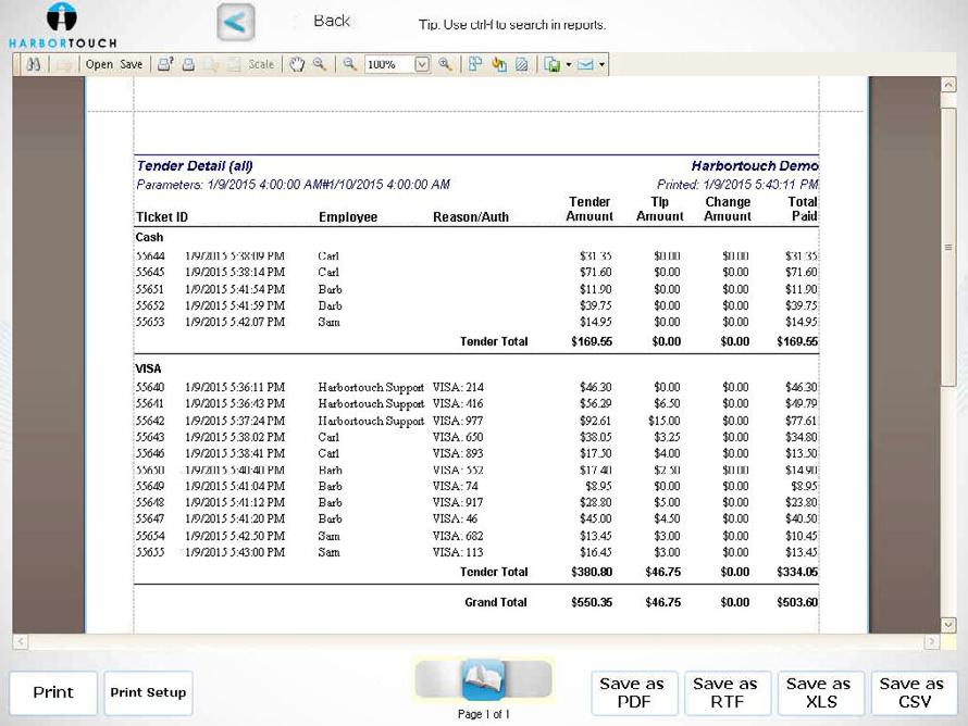 MANAGER FUNCTIONS MANAGER FUNCTIONS ACCESSING THE MANAGER SCREEN END OF DAY PROCESS Select Manager in the top function bar on the ticket screen.