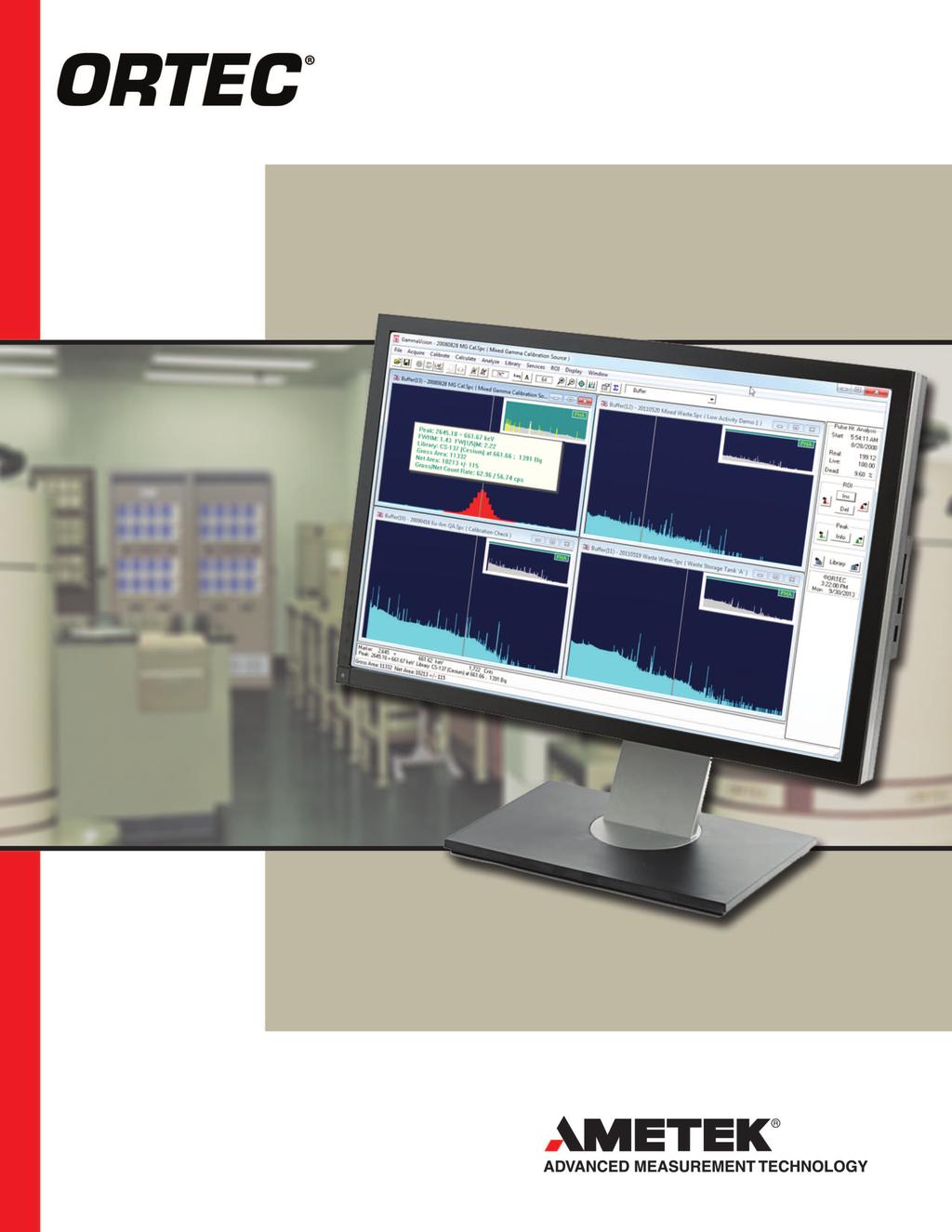 GammaVision 7 High Resolution Gamma Spectroscopy Software Compatible,
