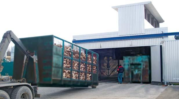 This fact allows the customer to choose the appropriate size of kiln for loading the firewood in standard or special-sized skeleton boxes, containers etc.
