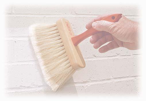 Wood block with 6 handle, hang-up Ideal for applying coatings.