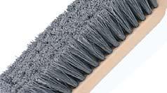 PET Durable polyester material that has excellent chemical resistance and bristle bend recovery.