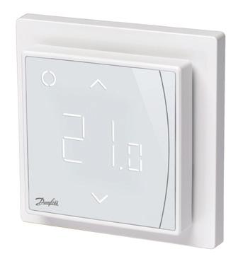The thermostat has a stylish design that fits into your regular wall socket and has a number of intelligent features to reduce energy costs and make cold feet a thing of the past.